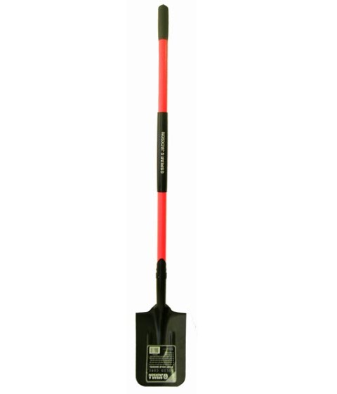 SPEAR & JACKSON - POST HOLE SHOVEL - SOLID CORE FIBREGLASS - CENTRE GRIP